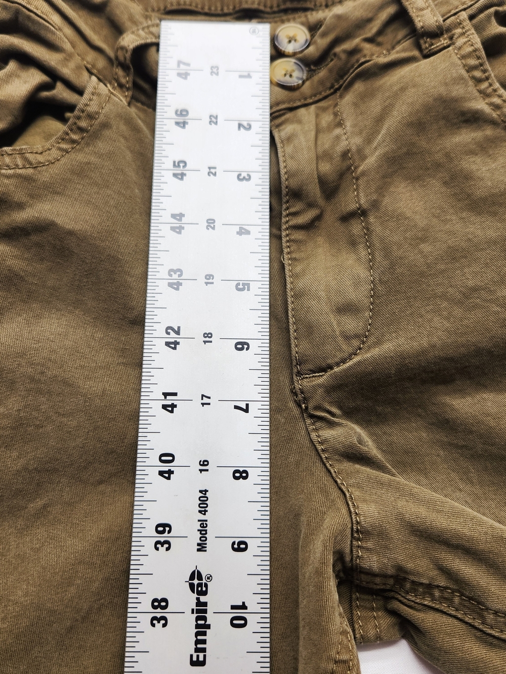 ⭐️KUT from the Kloth Charlotte High Rise Wide Leg Utility Pants Olive Green Sz 8 - Picture 3 of 16